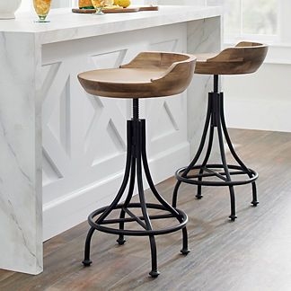 Rexon Swivel Stool - Grandin Road