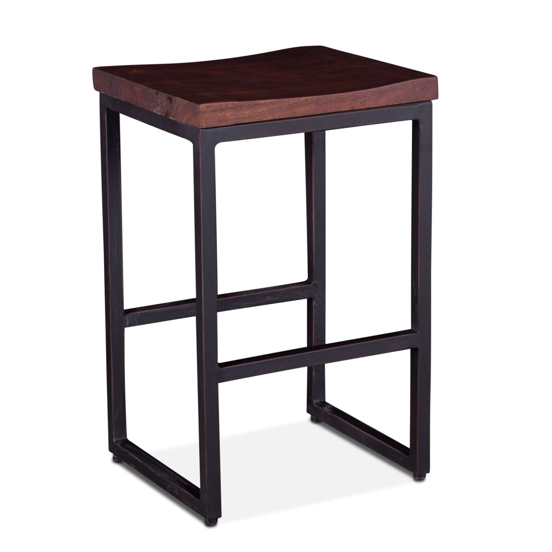 Amici Acacia Wood Counter Stool
