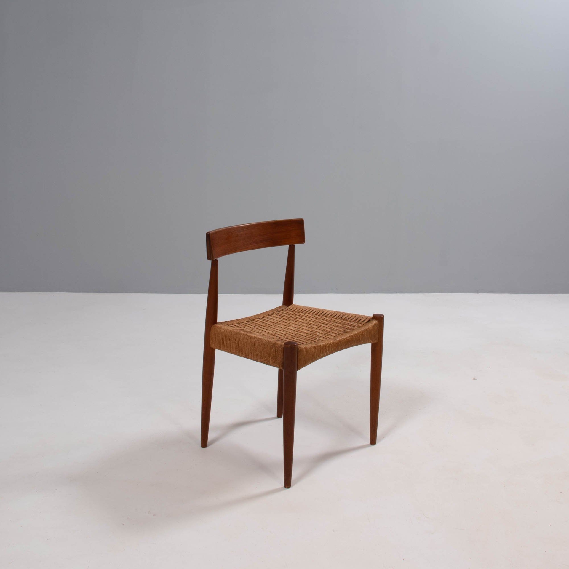 Arne Hovmand-Olsen for Mogens Kold Mid-Century Teak Dining Table and Chairs, Set of 8