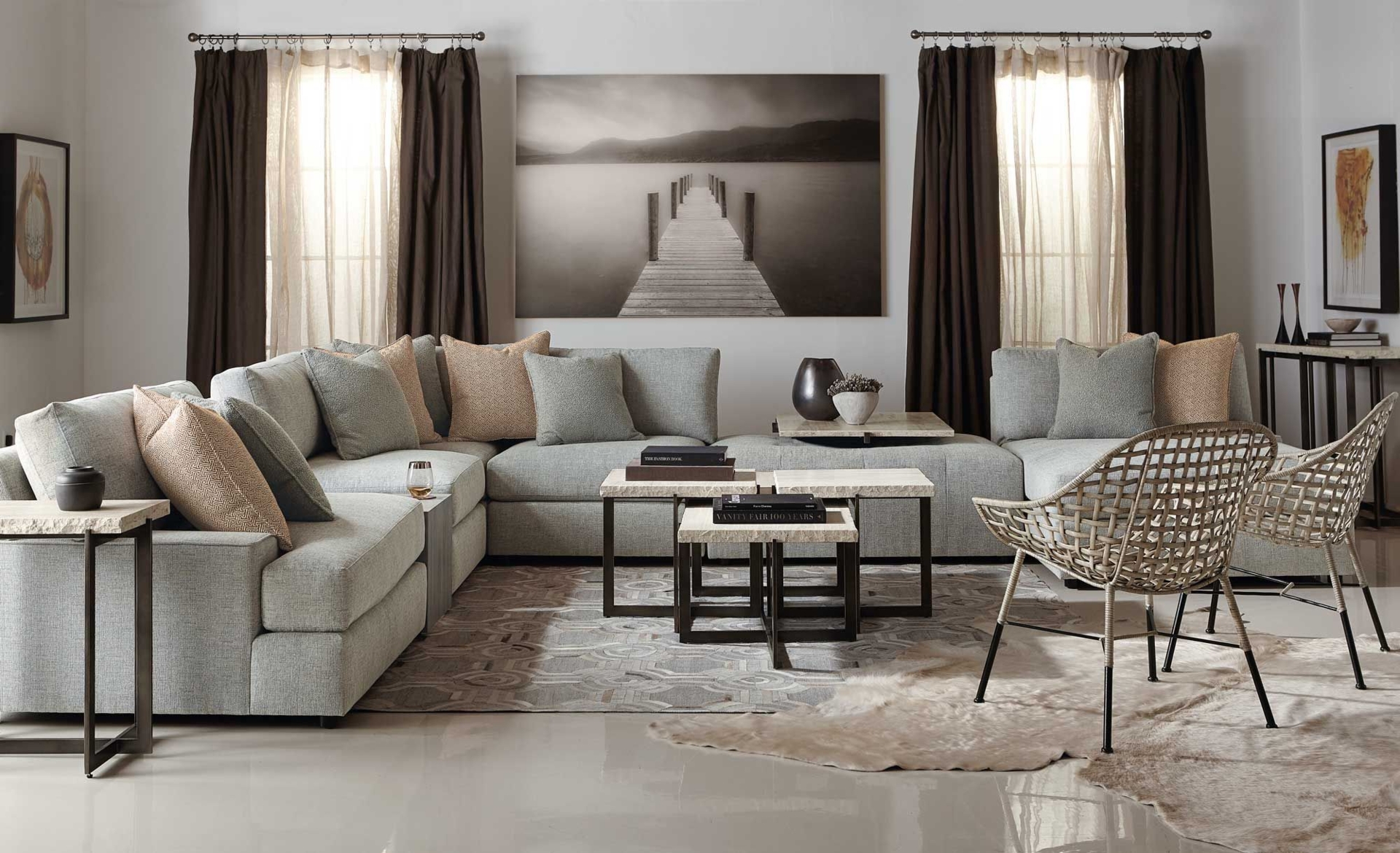 Bernhardt Hathaway Cocktail Table - Rectangle