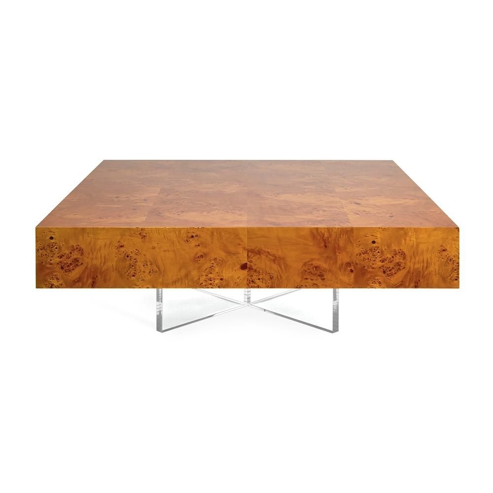 Bond Cocktail Table - Burled Mappa