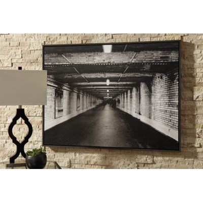 Ebern Designs Framed Graphic Art Print on Wrapped Canvas & Fabric in Black/Brown/White, Size 36.0 H x 48.0 W x 1.75 D in | Wayfair | Home Decor