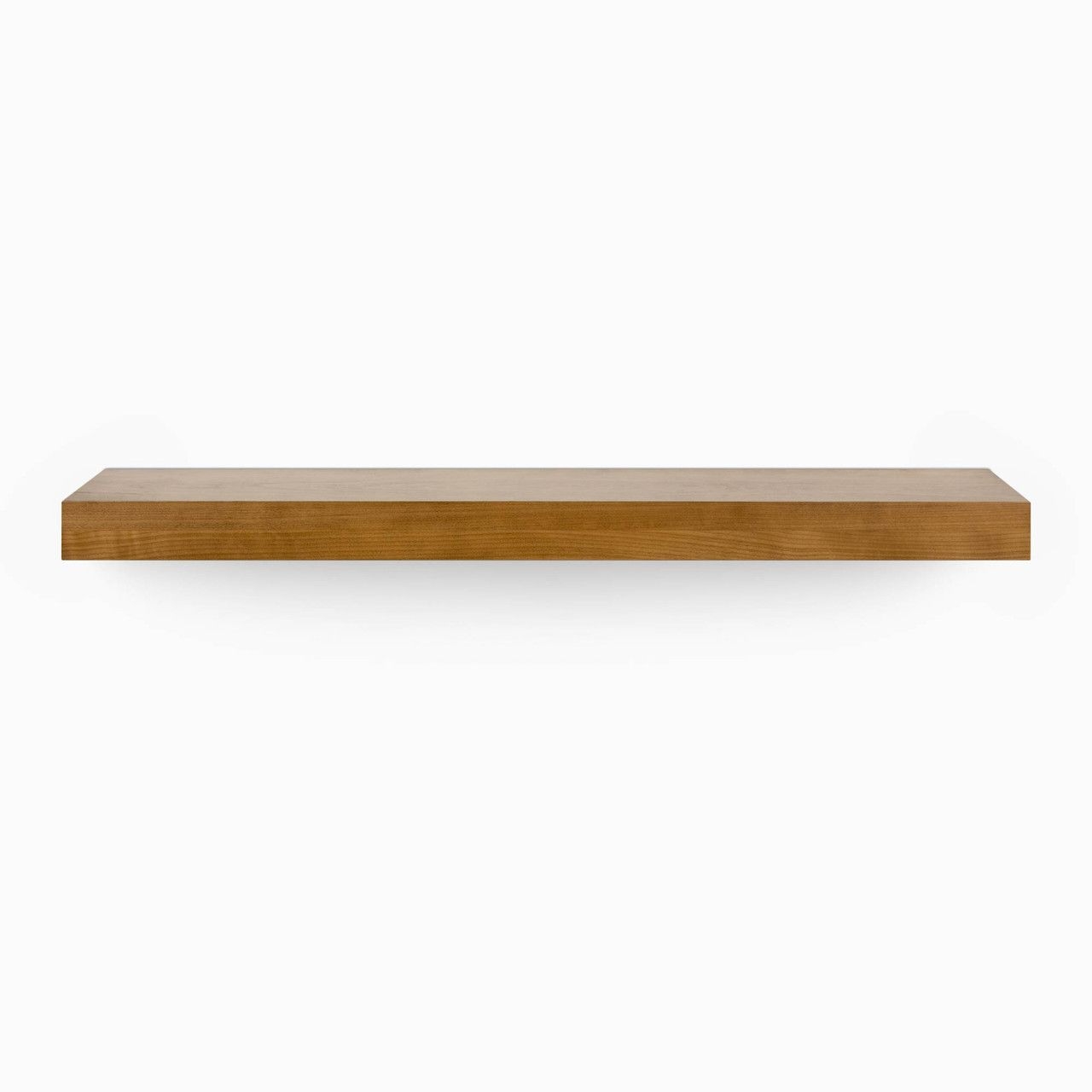 Glenn Floating Mantel + Nutmeg Shelf | Shelfology