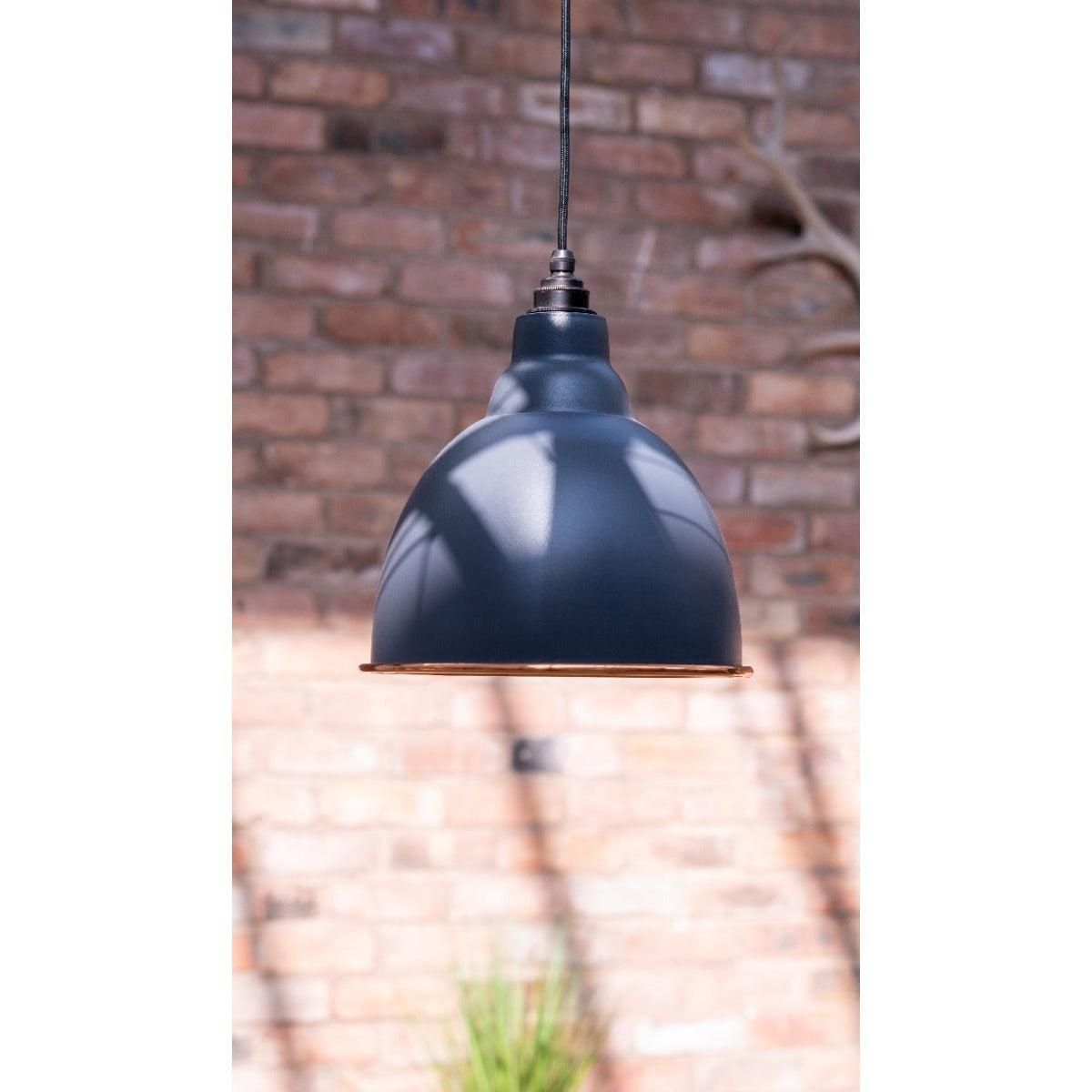 Hammered Copper Brindley Pendant in Dusk | From The Anvil - Hammered Copper