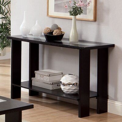 Hokku Designs Liluxe 47.75 Solid Wood Console Table Brown 30.0 x 47.7 x 18.0 in | Wayfair Canada