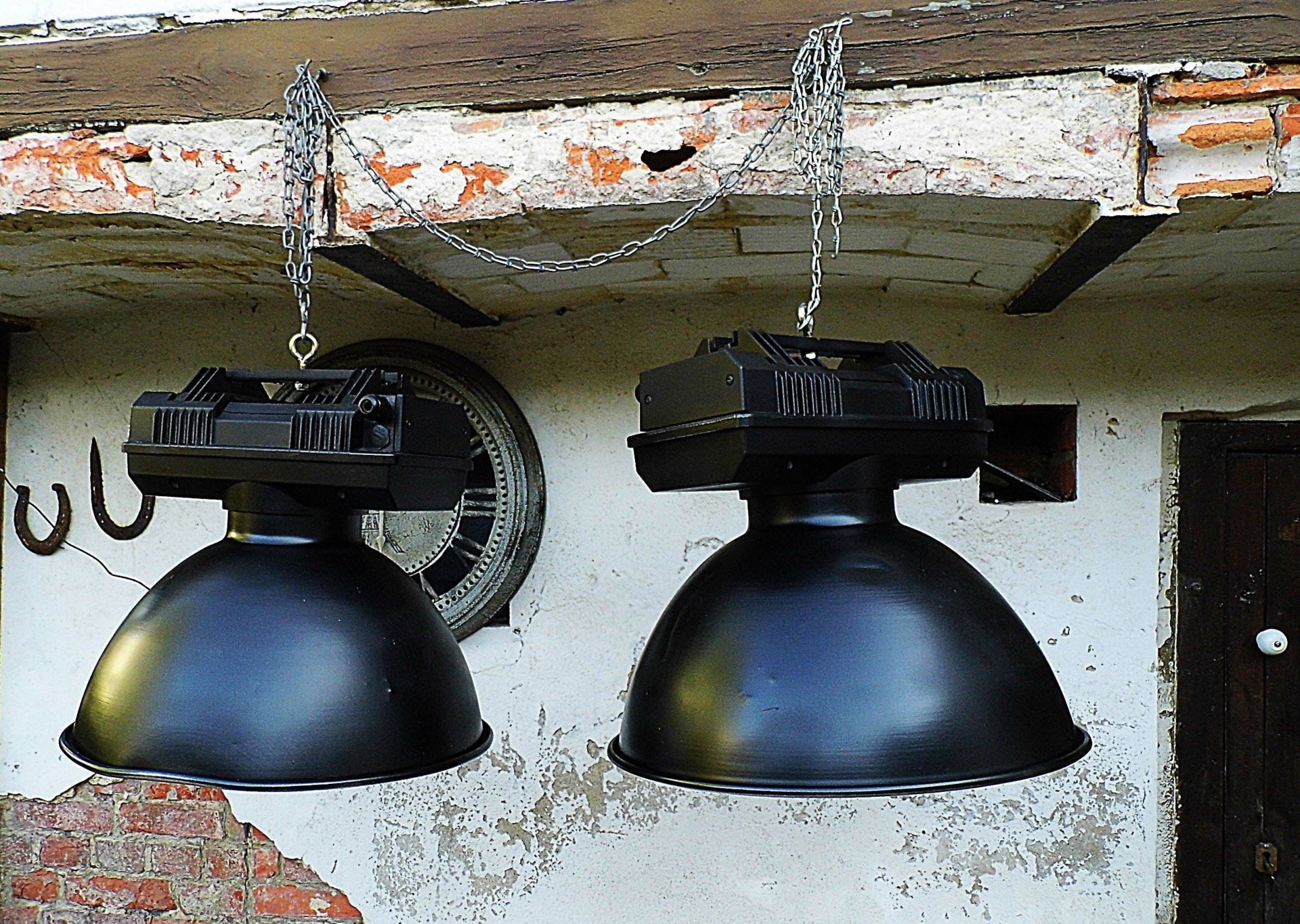Huge industrial lamp for the loft - XXL lampshade - Industrial - matt black