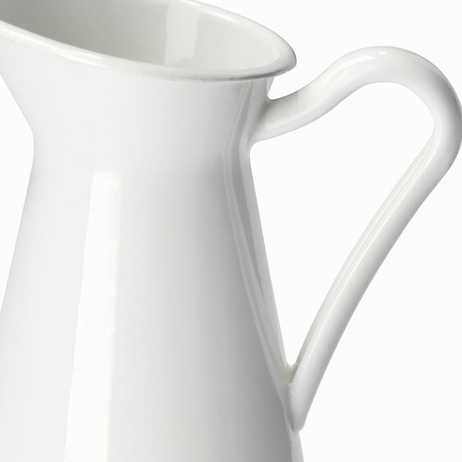 IKEA - SOCKERRT vase/jug, white, 16 cm