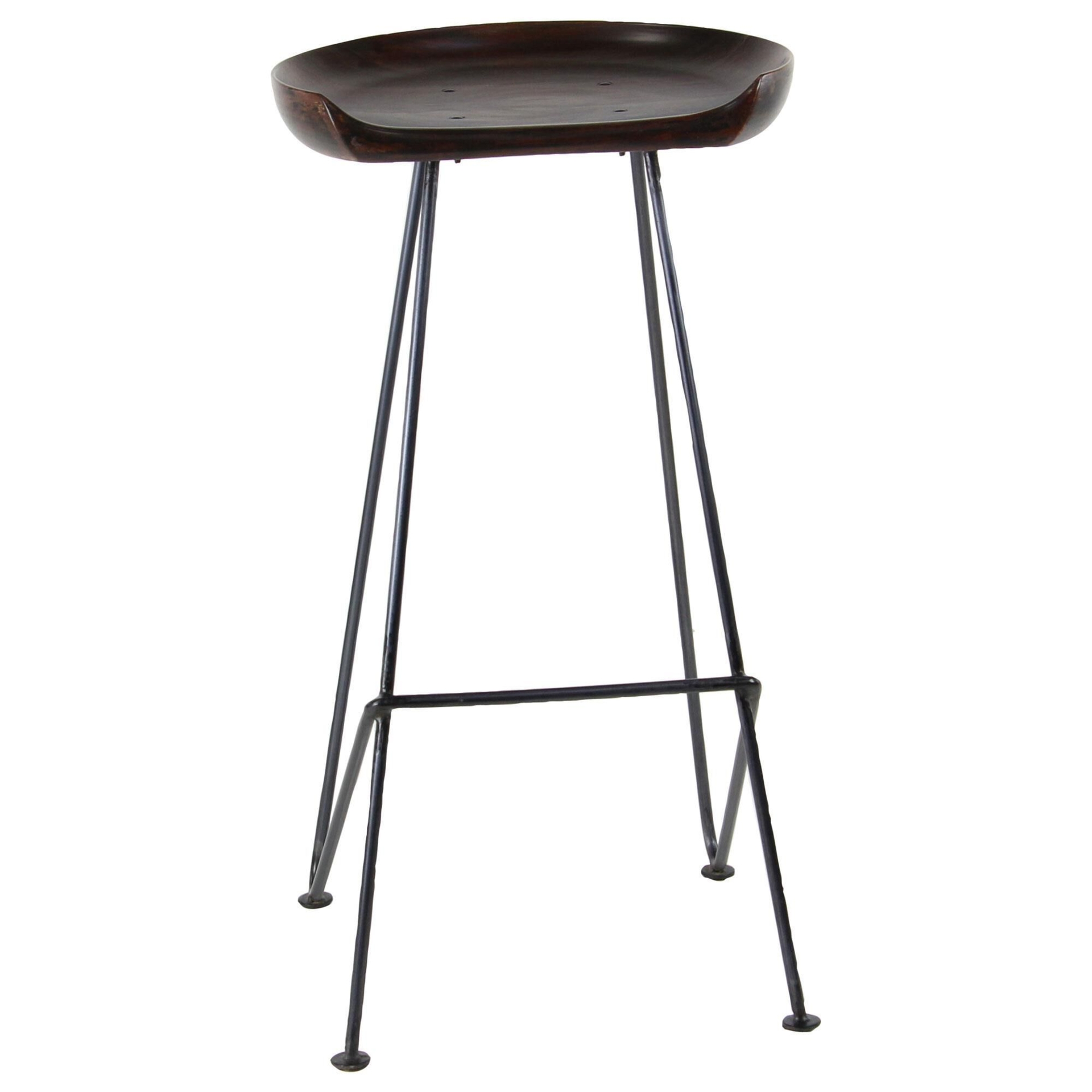 Maple and Jade 32" x 17" Bar Stool in Brown | Wood | Nebraska Furniture Mart