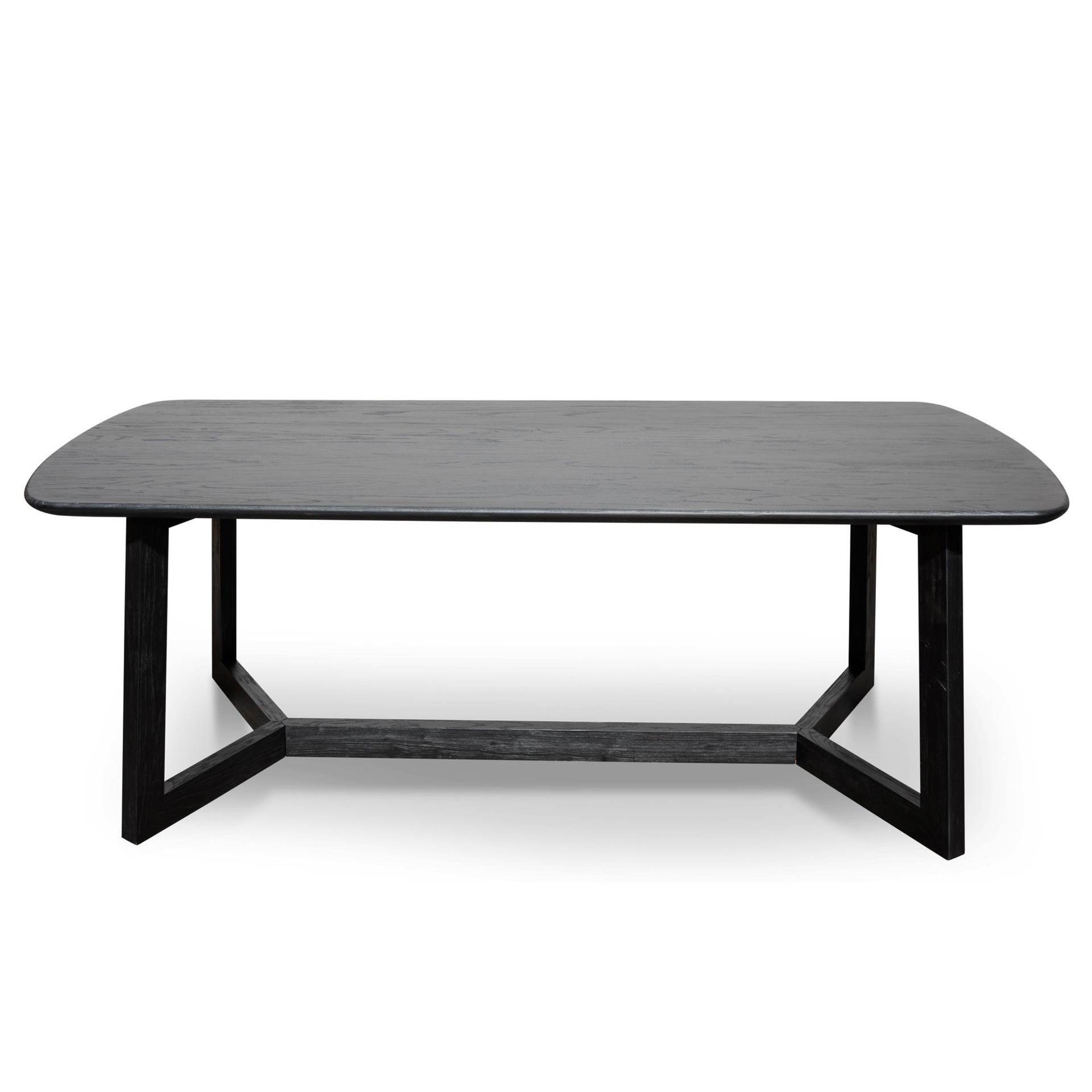 Massey 2.2m Wooden Dining Table - Black