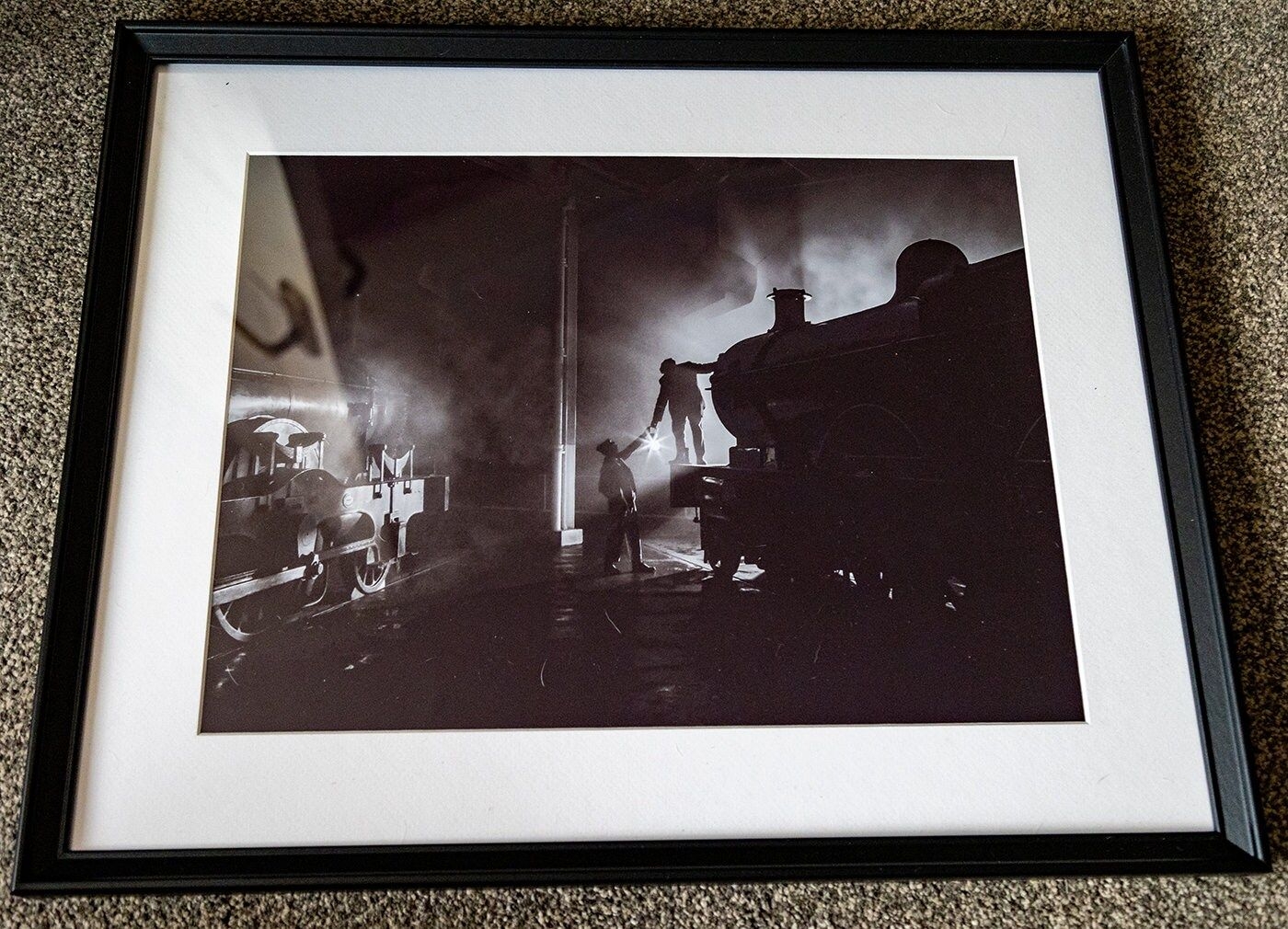 Midland Railway - The Light - A3 Print, Black & White