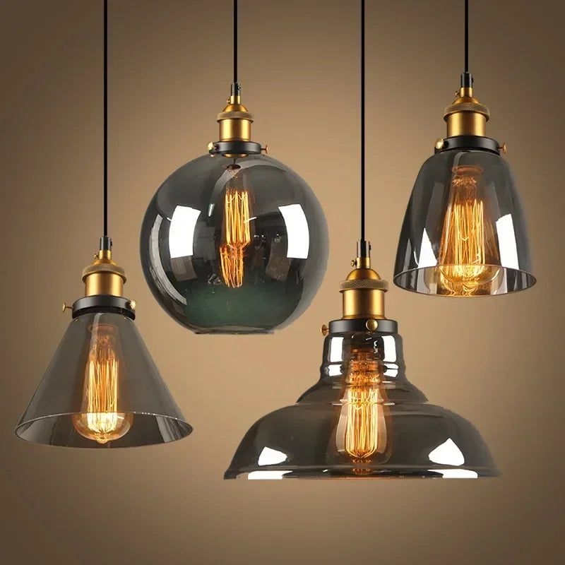 Nordic Vintage Pendant Lights Suspension Chandeliers for Living Dining Room Bedroom Home Indoor Decor Lighting Fixtures Luster - Style-A