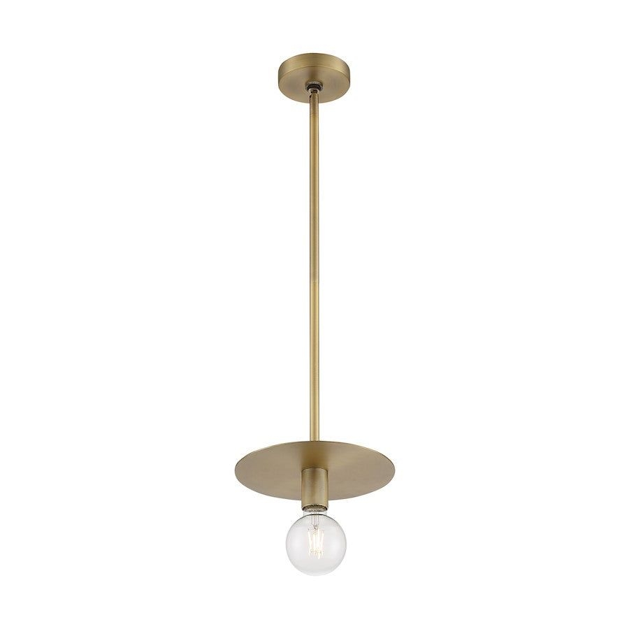 Nuvo Lighting Bizet 1 Light Mini Pendant - Vintage Brass