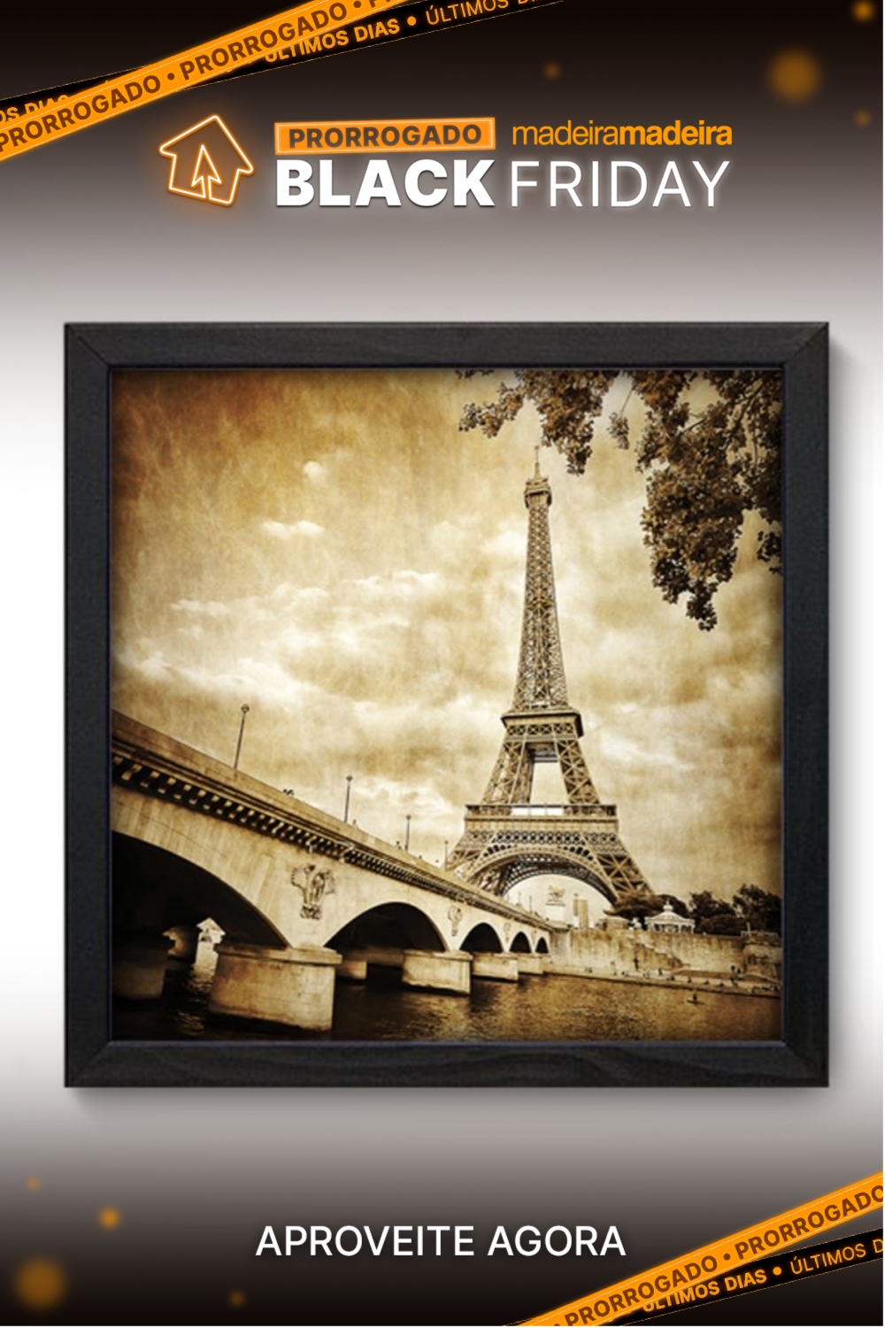 Quadro Decorativo - Torre Eiffel - 012qdmp
