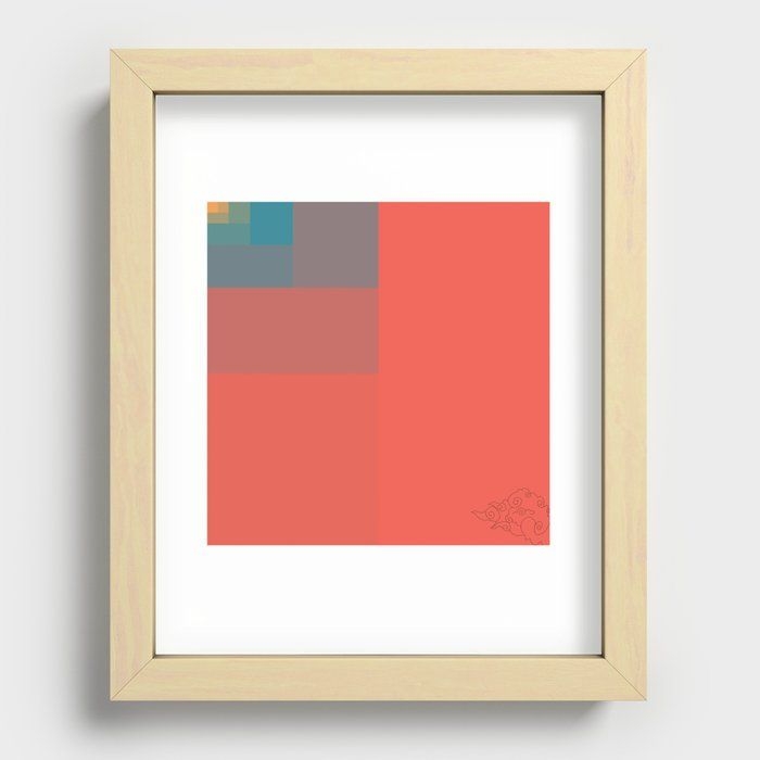 Recessed Framed Print | Fibonacci Rose | I by Rivreofsoma - Maple - 8" x 10" - Society6