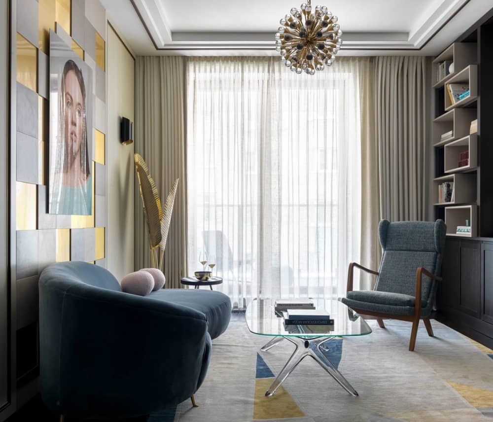 Rug Galeries Lafayette Hand-Knotted Modern Abstract