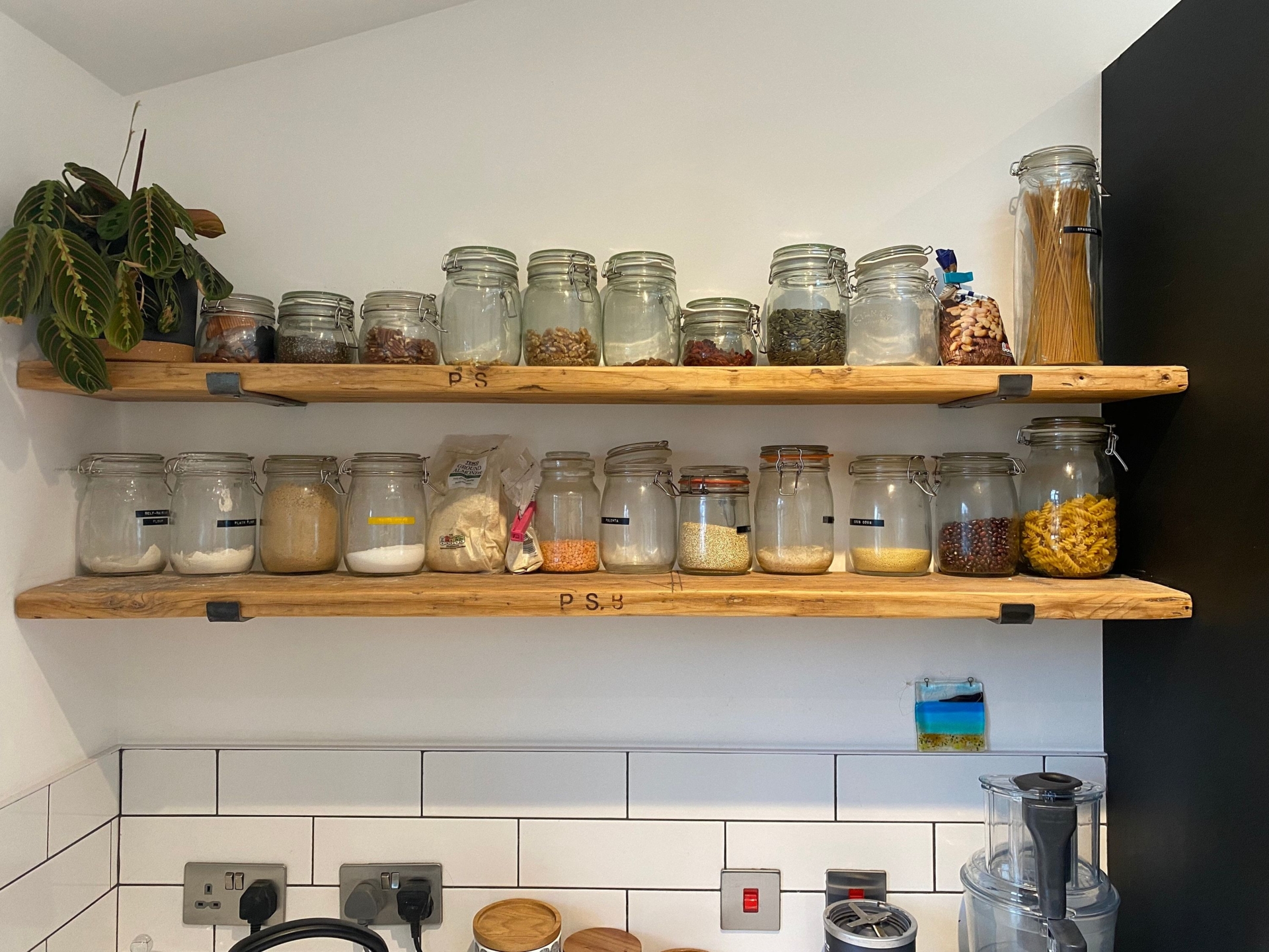 Scaffold Shelving Rustic shelves, shelf industrial scaffold board