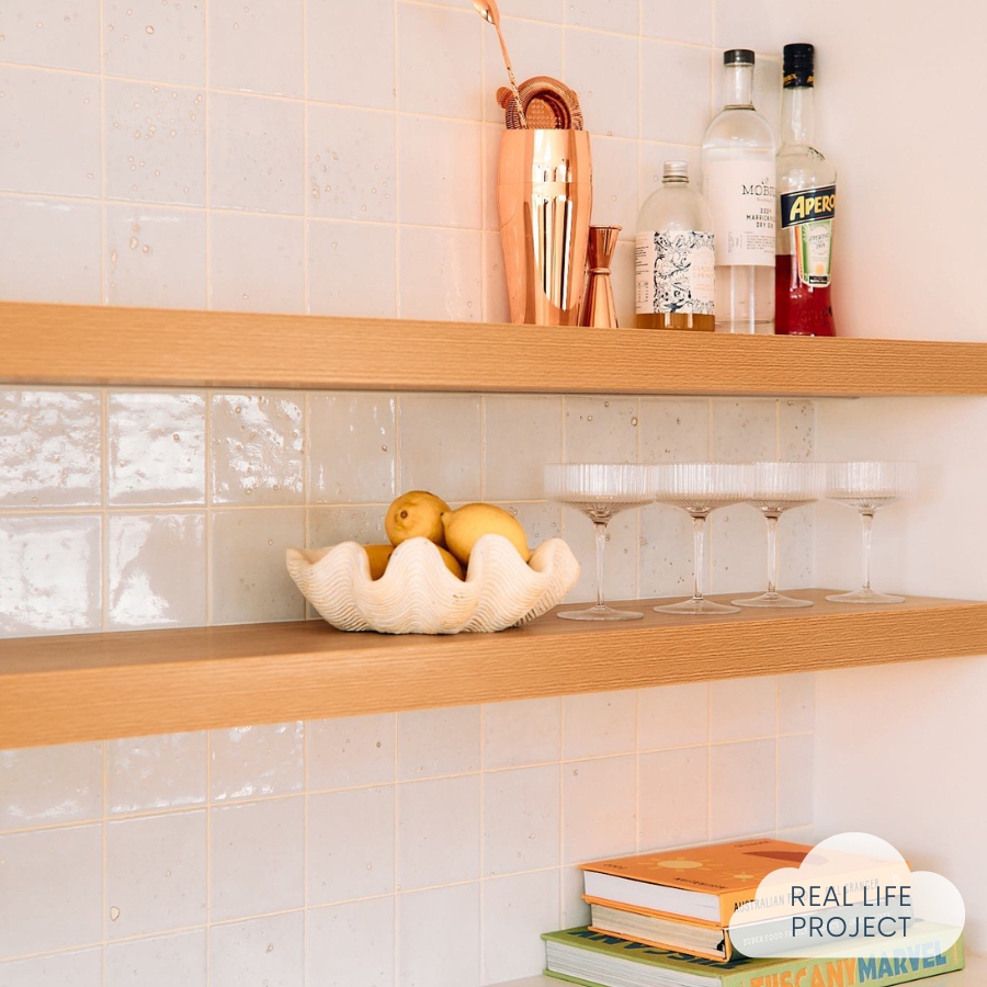 Umina White Gloss Small Square Tile