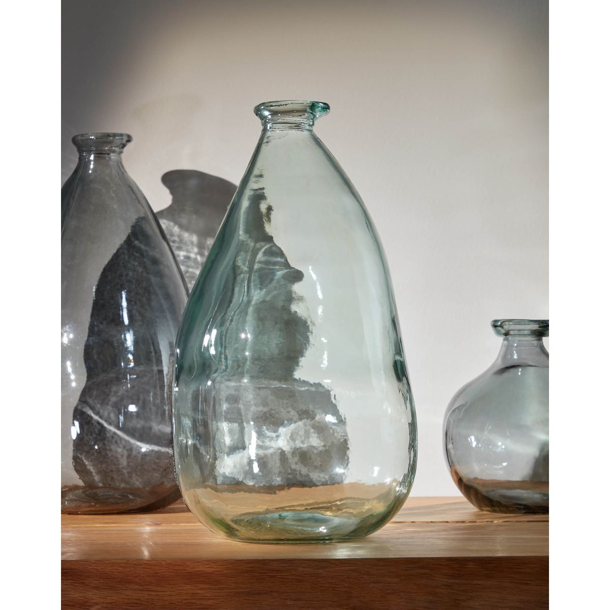 Vase Brenna Transparent Moyen Format Verre 100% Recycl