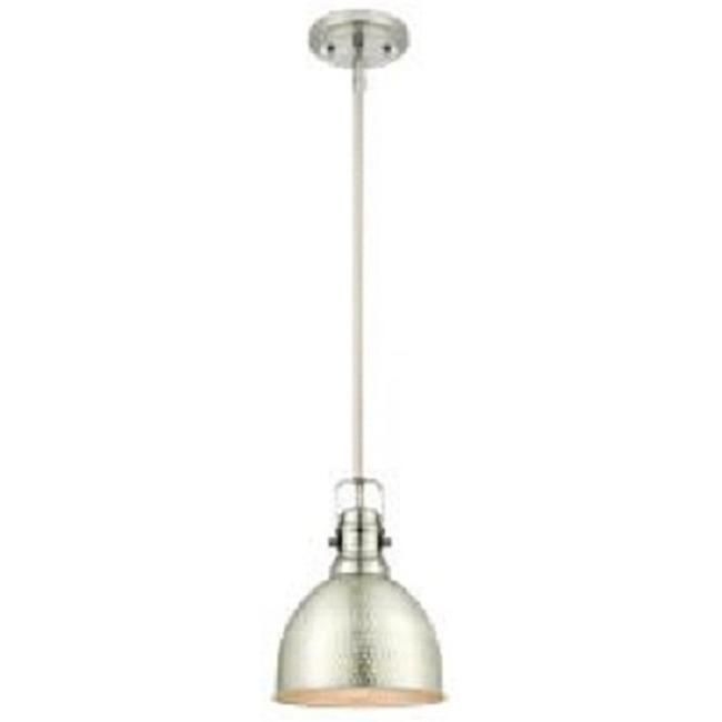 Westinghouse Lighting 6345500 One - Light Mini Pendant Hammered Brushed Nickel Finish