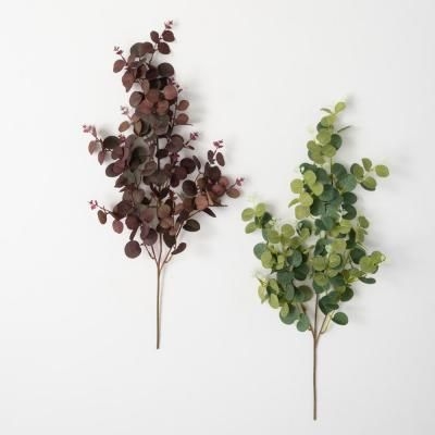 Artificial Eucalyptus Stem Set of 2,26.5"H Green