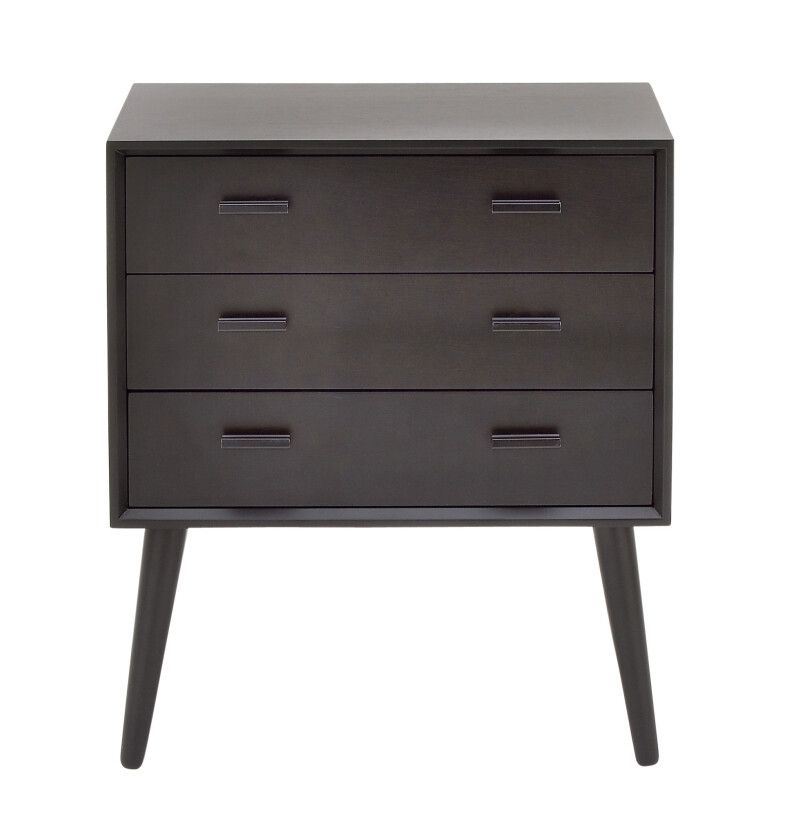 Black Pine Modern Chest, 29" x 24" x 12"