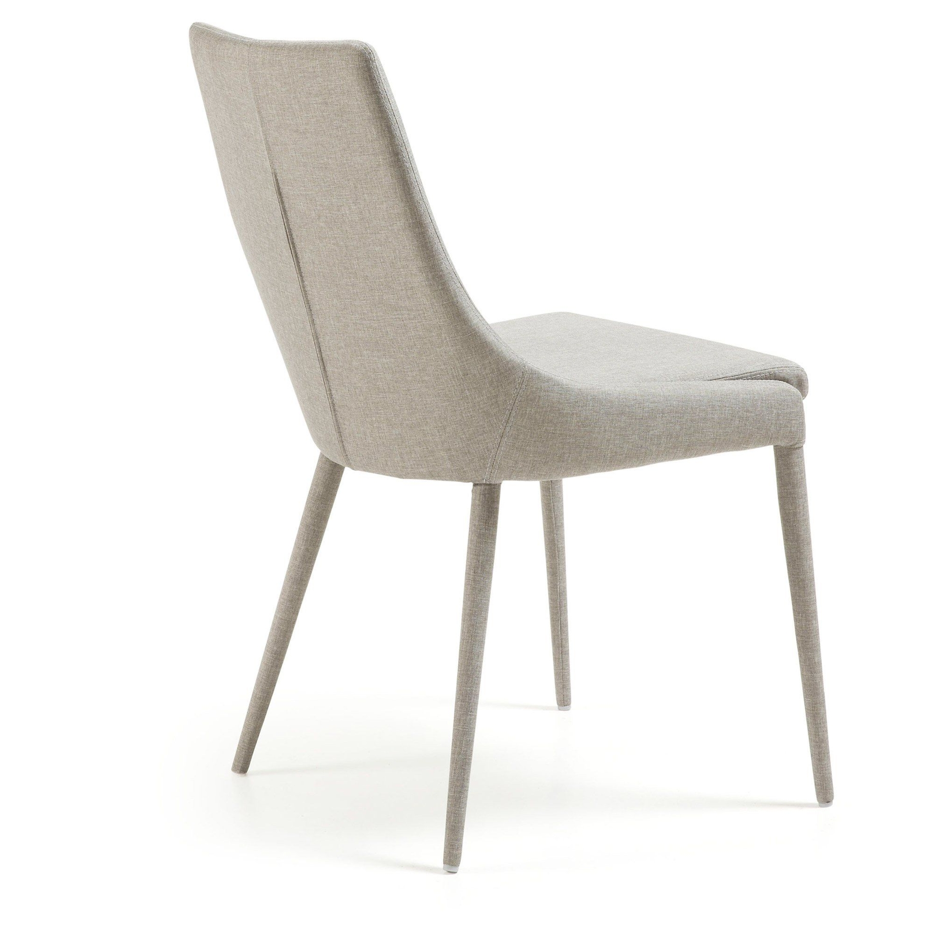 Dant Fabric Dining Chair - Light Grey