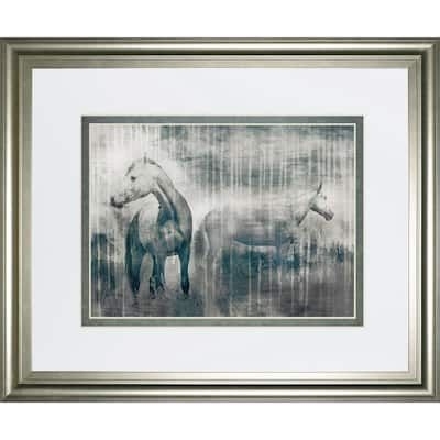 Grey Serenade By Edward Selkirk Framed Print Animal Wall Art 34 in. x 40 in.
