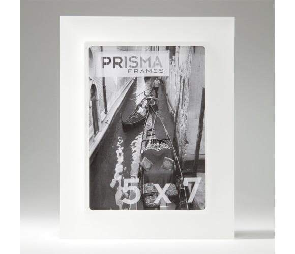 Perla Frosted Snow White Picture Frame - 5x7