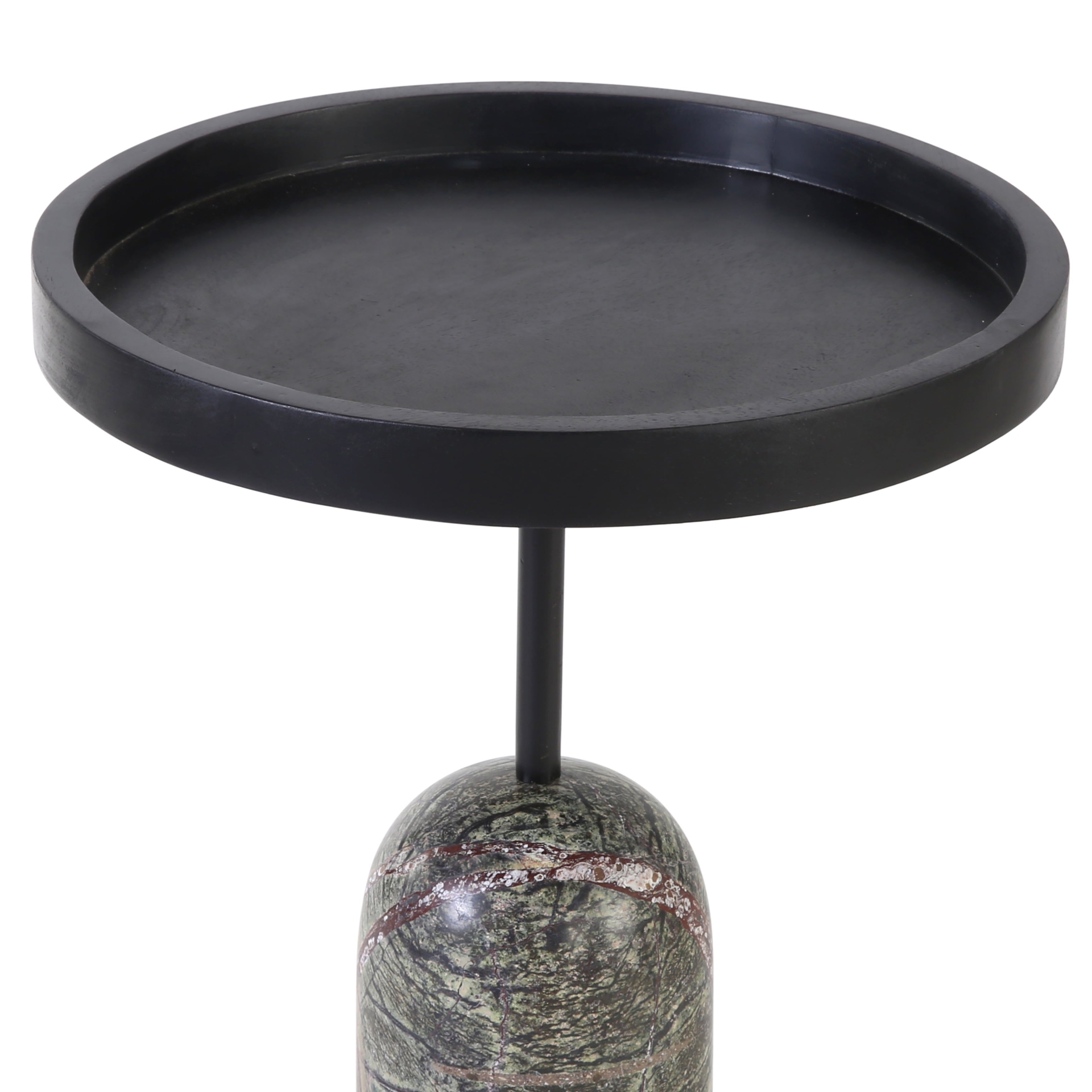 Saul End Table, Green