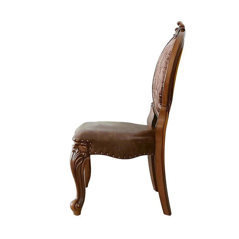 Versailles Side Chair (Cherry Oak) (Set of 2) by Acme Furniture