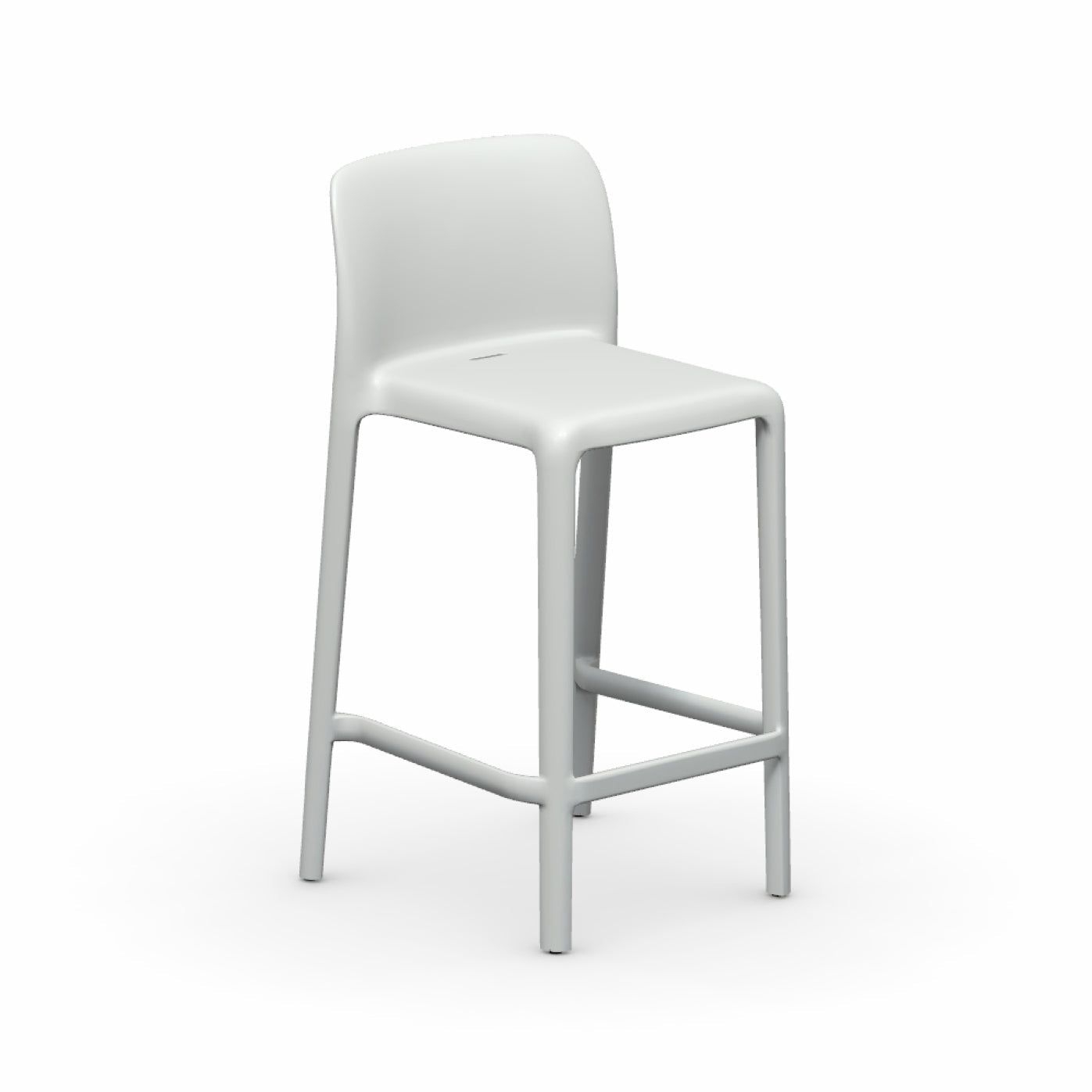 Bayo Stool - Matt Taupe / Counter: 25.6 in height