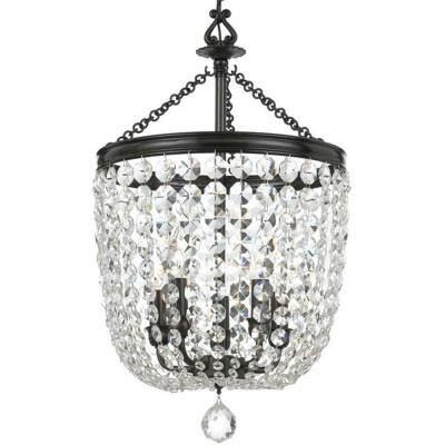 Crystorama Archer 5-Light Vibrant Bronze Crystal Chandelier