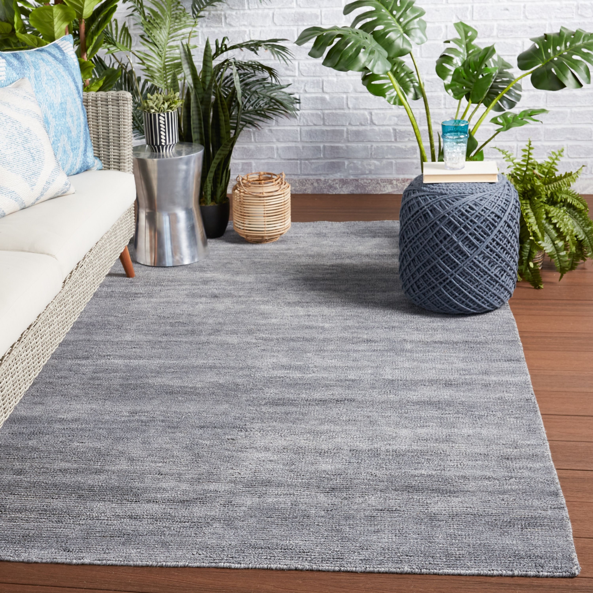 Jaipur Living Limon Rug - Color: Gray, Blue; Size: 5' x 8'