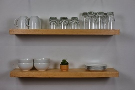 Maple Floating Shelf - 12 / 24 Inches
