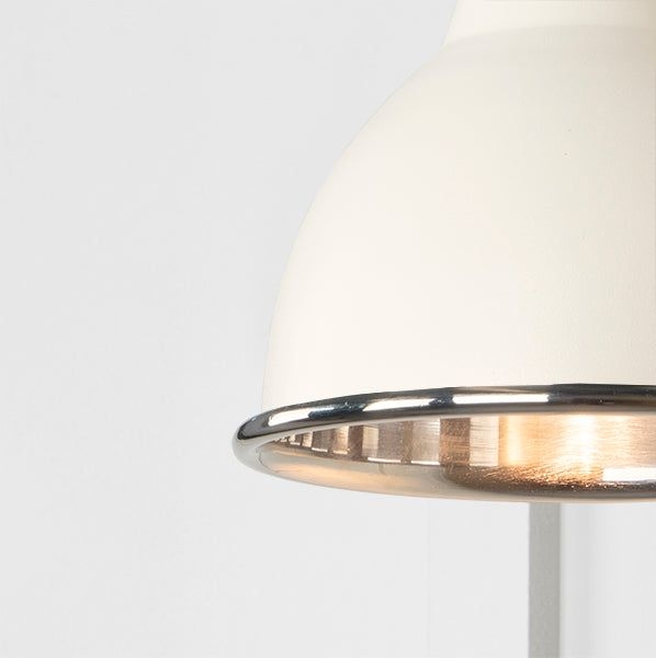Smooth Nickel Brindley Wall Light in Teasel | From The Anvil - Smooth Nickel