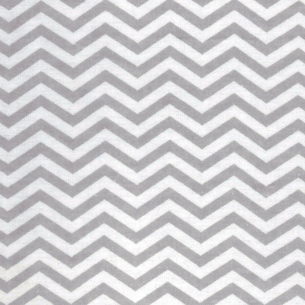 Trend Lab Deluxe Flannel Changing Pad Cover - Gray Chevron