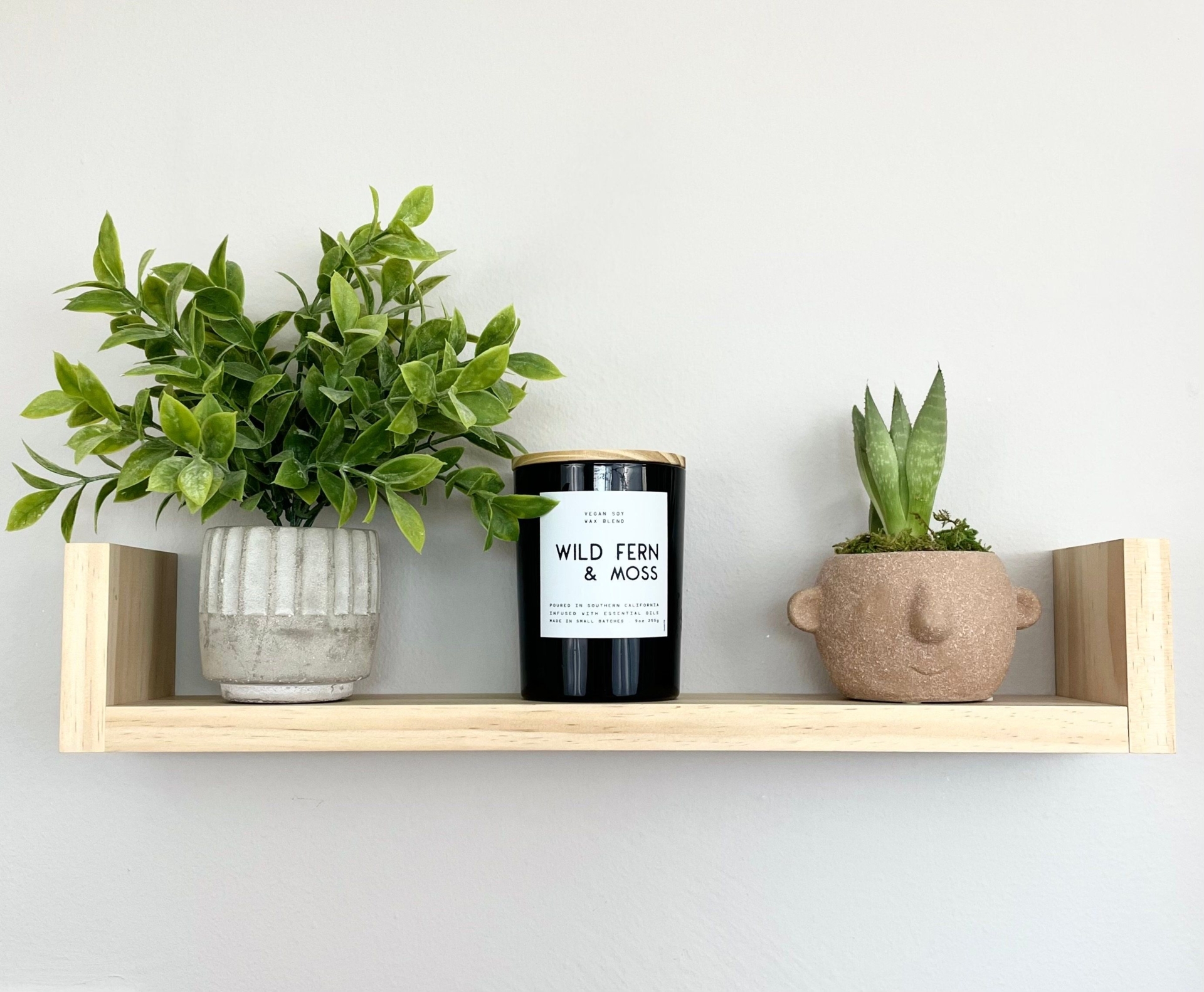 Wooden Floating Shelf, Display Shelf, Minimalist Shelf
