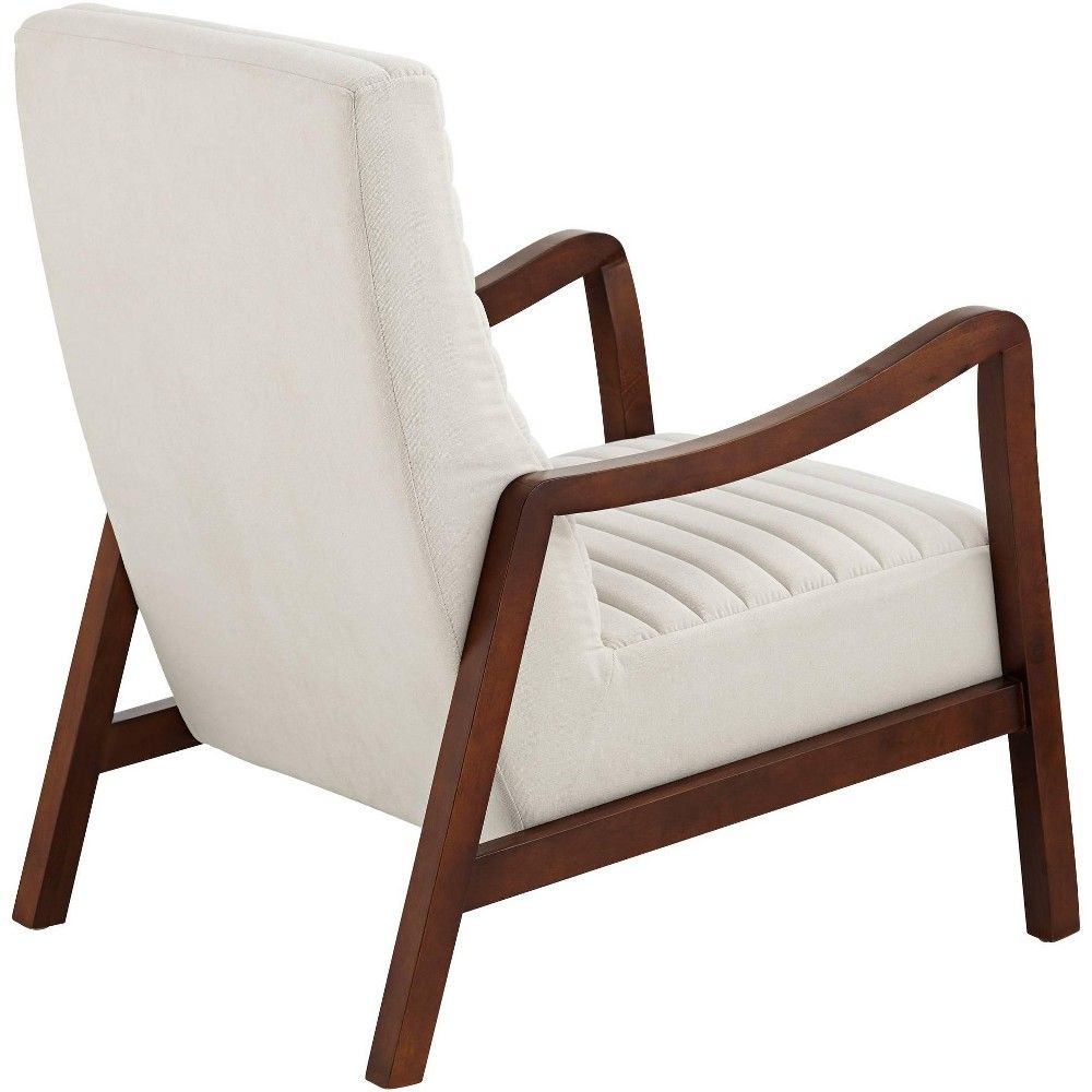 55 Downing Street Columbe Modern White Lounge Chair