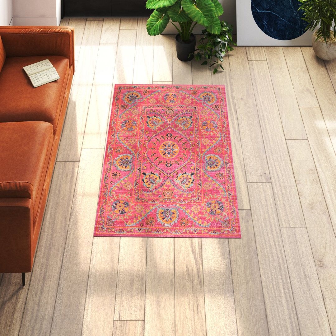 Alcott Power Loom Fuchsia Rug