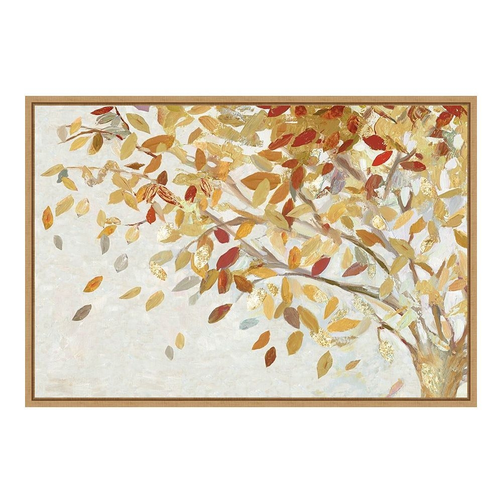 Amanti Art Whisper in the Wind I Framed Canvas Wall Art, Brown, 16X23