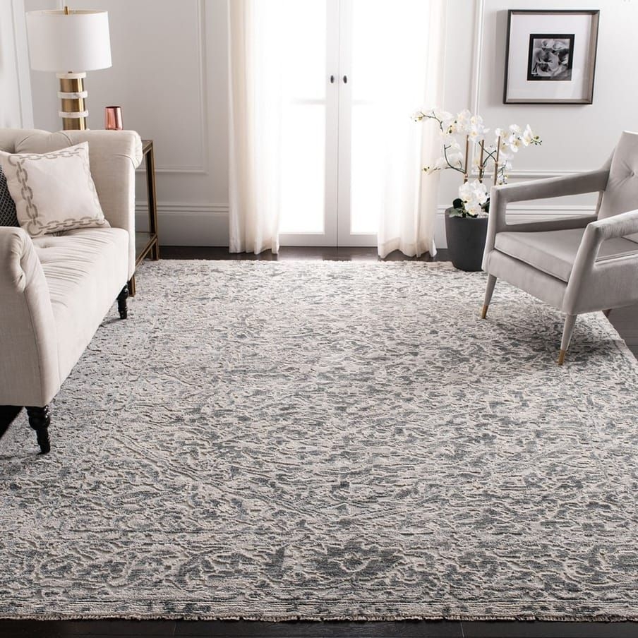 CEN801 Rug - Navy, Gray - 10' x 14'