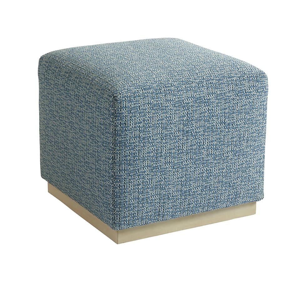 Colby Ottoman - Finish: Lagoon