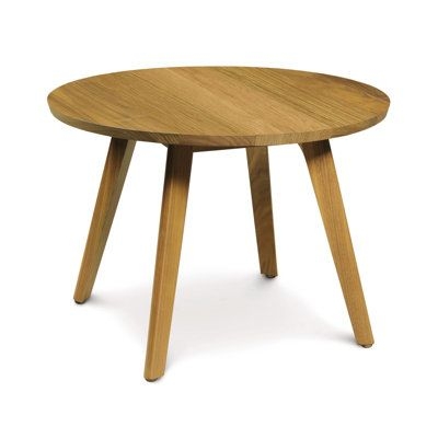 Copeland Furniture Catalina Solid Wood End Table Wood in Brown, Size 13.75 H x 24.0 W x 24.0 D in | Wayfair