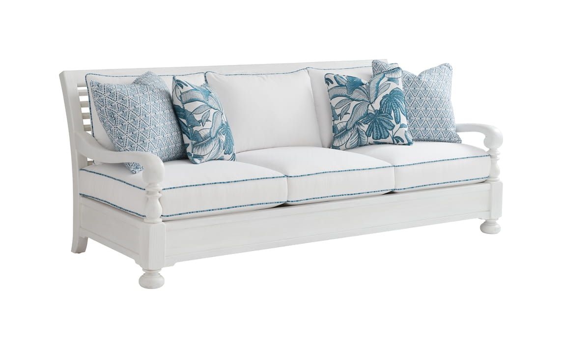 Destin Sofa - Finish: White