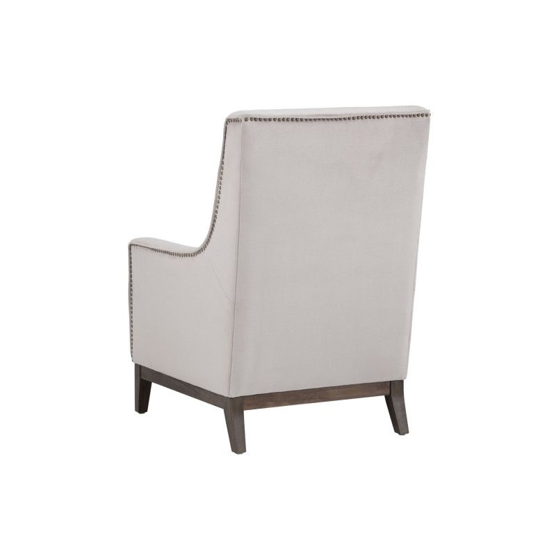 Eugene Lounge Chair - Piccolo Dove in White by Sunpan