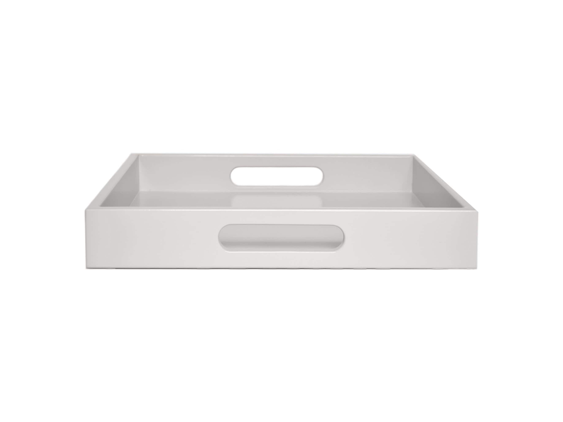 Gray Tray with Handles, Small to Extra Large Sizes for the Coffee Table and Ottoman