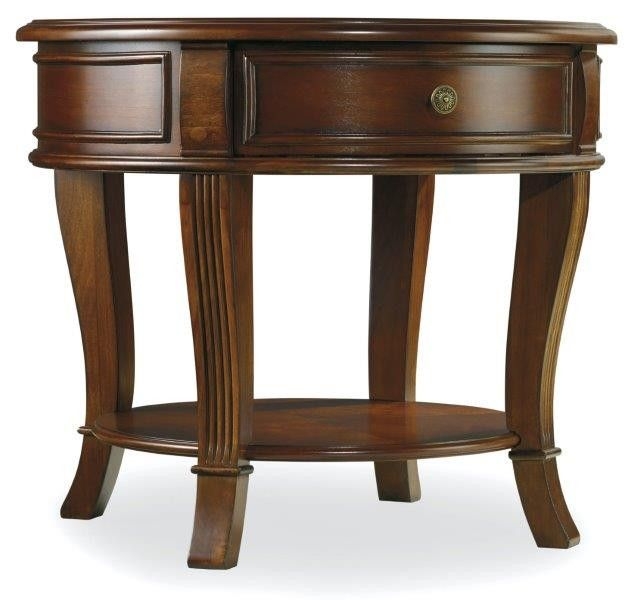 Hooker Furniture Living Room Brookhaven Round Lamp Table