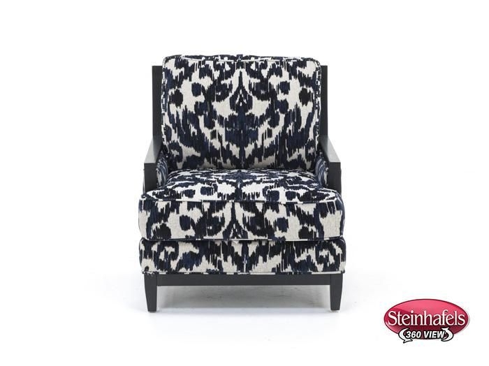 Jonathan Louis Clarice Accent Chair | Blue | 31\"w X 34\"h X 37\"l | Polyester | Contemporary