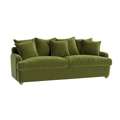 Large Smooch Sofa Bed in Grass Clippings Clever Velvet