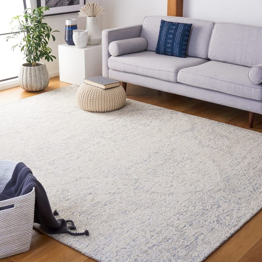 MET993 Rug - Light Blue, Ivory - 2'3" x 8'